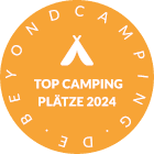 Siegel „Top Camping Plätze 2024“ von BeyondCamping