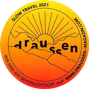 Siegel „Sehnsuchtsort 2021“ vom Draussen Magazin